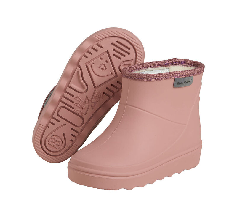 Enfant Thermo Boots Short Solid Old Rose