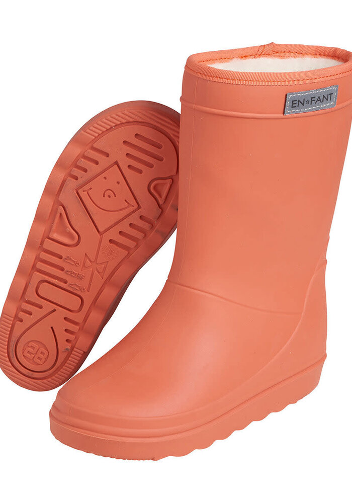 Enfant Thermo Boots Solid Orange Rust