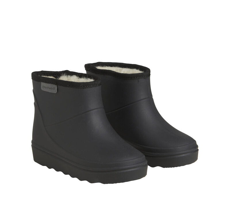 Enfant Thermo Boots Short Solid Black