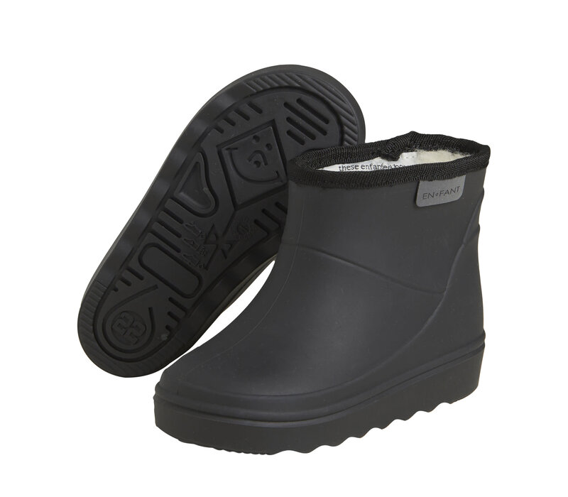 Enfant Thermo Boots Short Solid Black