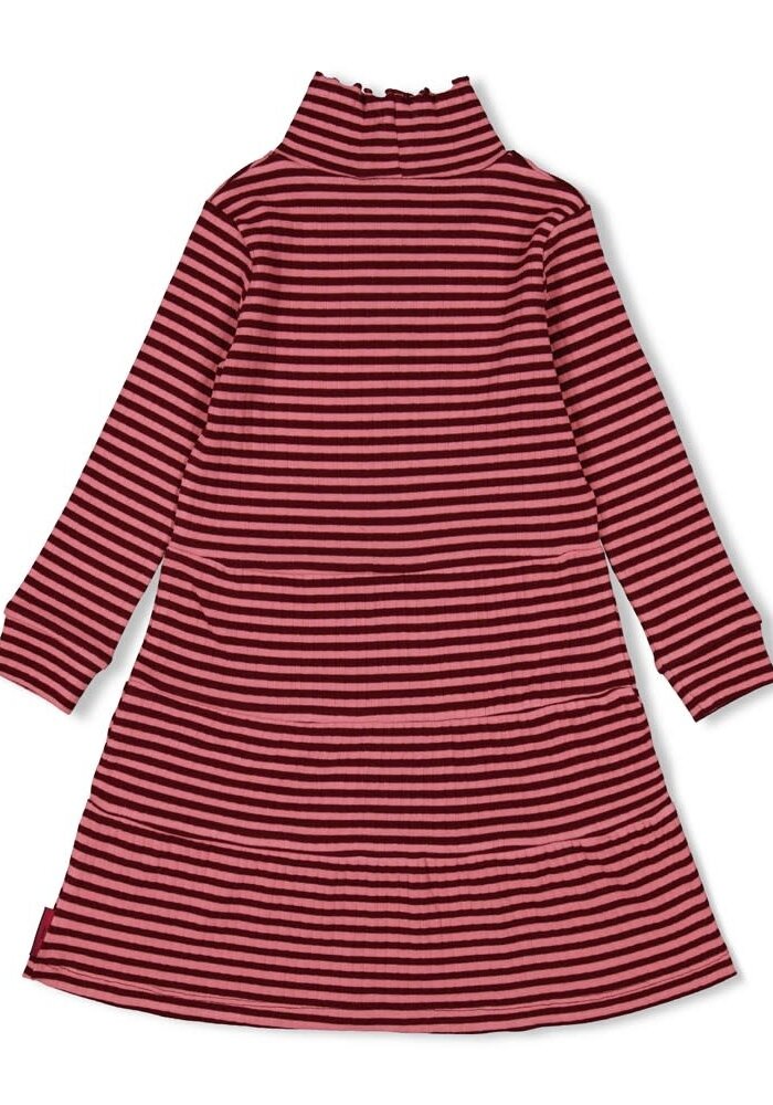 Jubel Jurk streep - Miss Universe Fuchsia