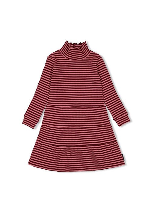 Jubel Jubel Jurk streep - Miss Universe Fuchsia