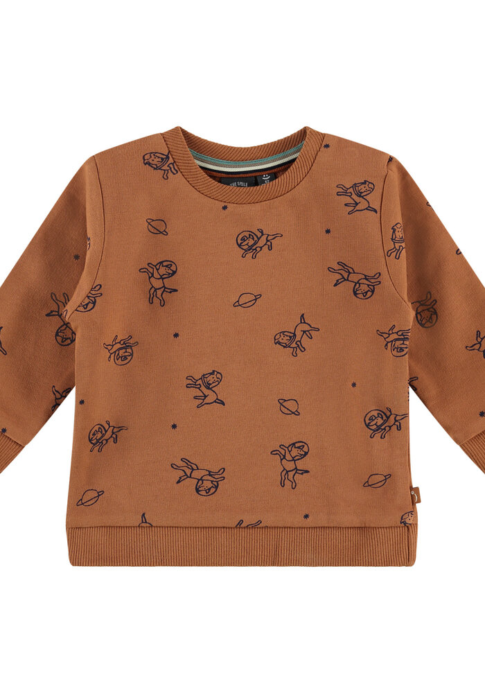 Babyface baby boys sweatshirt clay