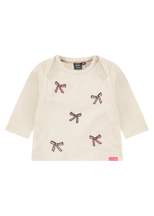 Babyface Babyface baby girls t-shirt long sleeve stone