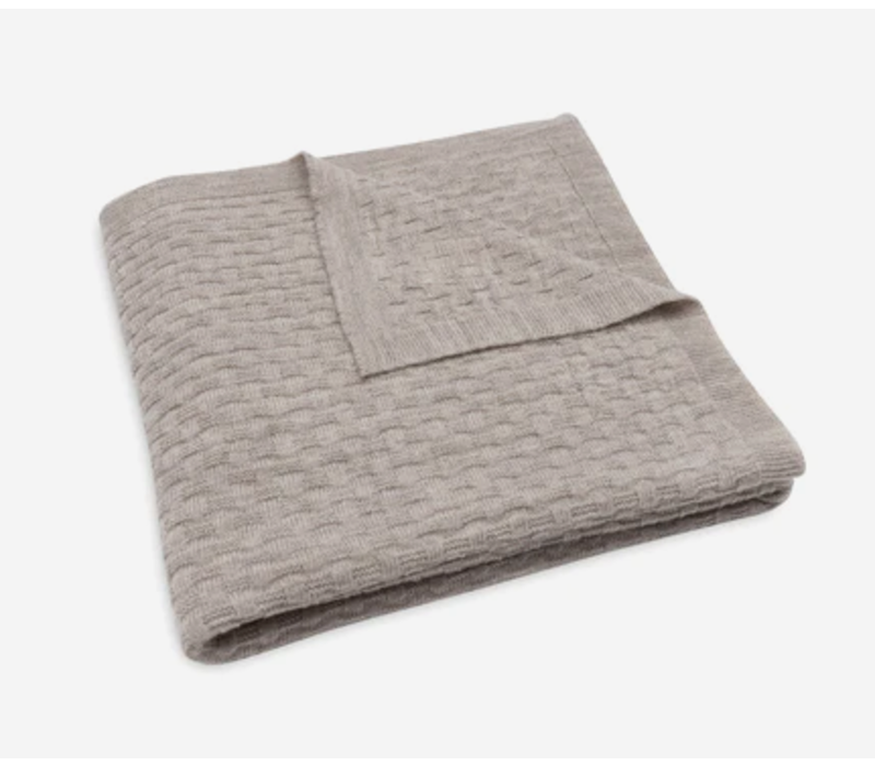 Jollein Deken wieg 75x100 cm Weave knit Merino Wool Funghi