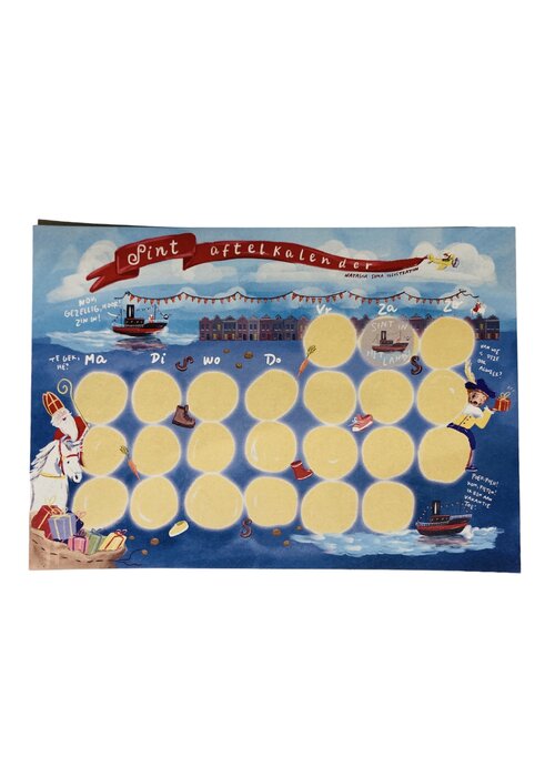 Sint aftelkalender by Natasha Sena Illustration