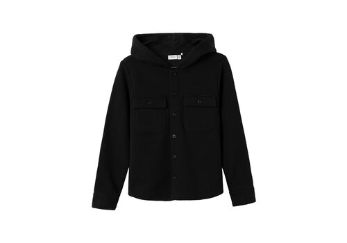 Name it Name it NKMSOFAN LS OVERSHIRT WH Black