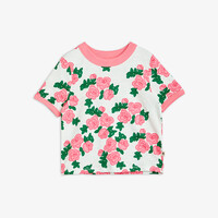 Mini Rodini Roses aop ss tee