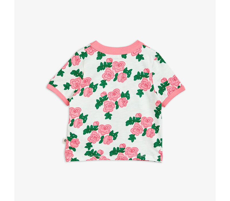 Mini Rodini Roses aop ss tee