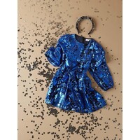 Name it NKFRULLA LS DRESS Dazzling Blue