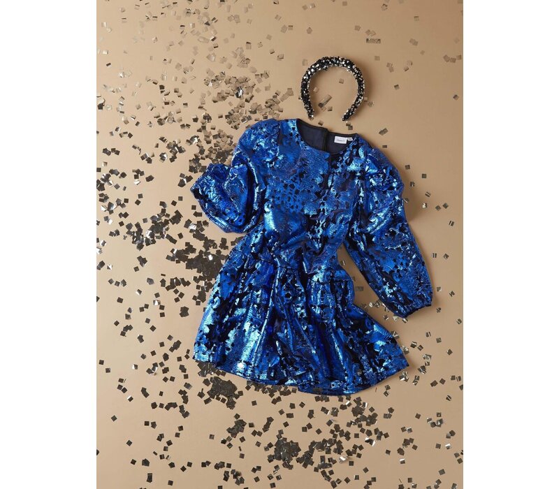 Name it NKFRULLA LS DRESS Dazzling Blue