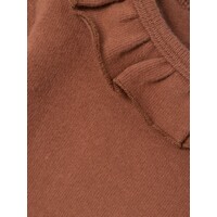 Lil Atelier  NMFTHORA LS SLIM TOP LIL Carob Brown