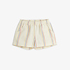 Mini Rodini Mini Rodini Stripe y/d woven shorts Offwhite