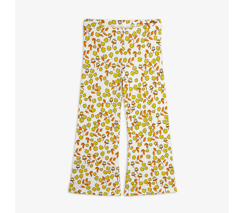 Mini Rodini Flowers aop flared trousers Multi