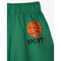 Mini Rodini Basket mesh sp shorts Green