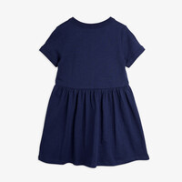 Mini Rodini Jogging emb ss dress Blue