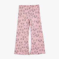 Mini Rodini Cathlethes aop flared trousers Pink