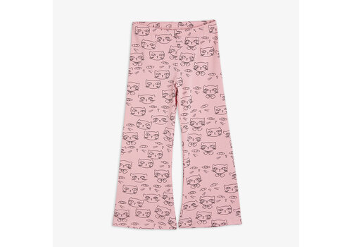 Mini Rodini Mini Rodini Cathlethes aop flared trousers Pink