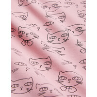 Mini Rodini Cathlethes aop flared trousers Pink
