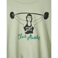 Mini Rodini Club muscles sp sweatshirt Green