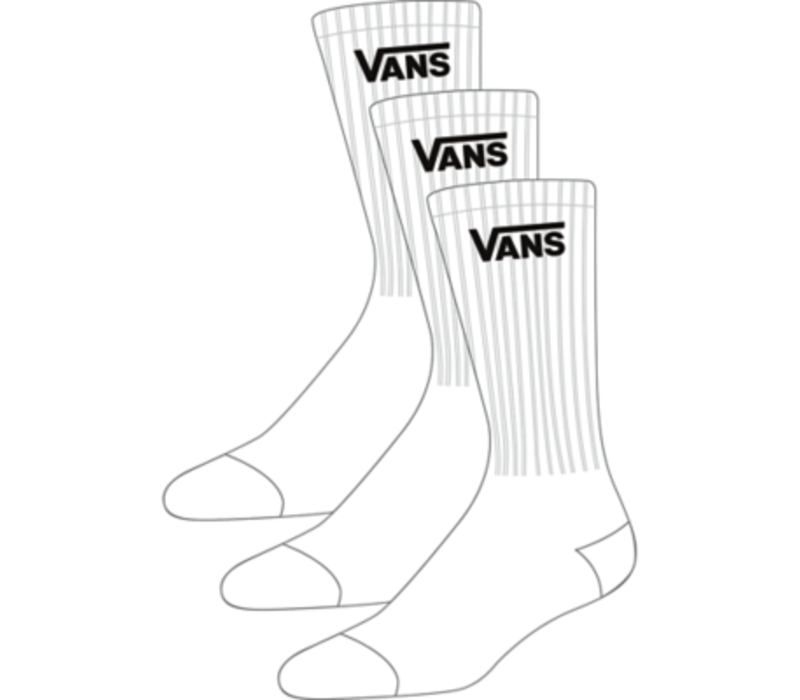 Vans CLASSIC VANS CREW SOCK ROX White