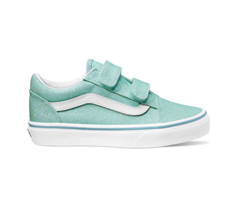 Vans UY Old Skool V GLITTER PASTEL BLUE