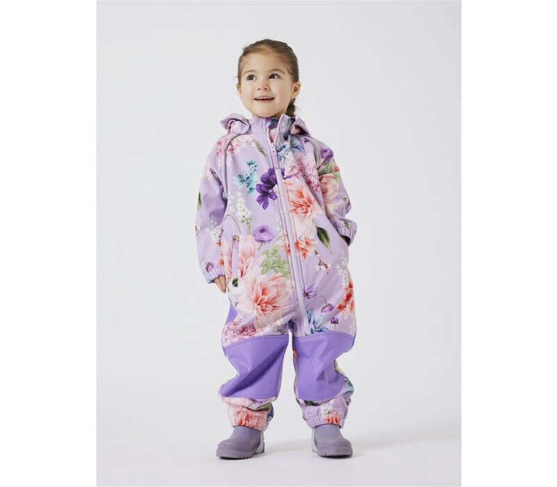 billig produzieren Name It NMFALFA08 SOFTSHELL Suit Boss Multi - Mini Flower