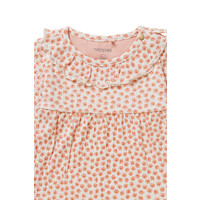 Noppies Girls Dress Cincinnatti long sleeve allover print Whisper White