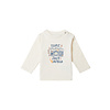 Noppies Noppies Boys Tee Biscoe long sleeve Whitecap Gray