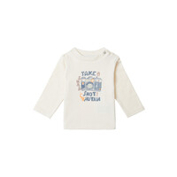 Noppies Boys Tee Biscoe long sleeve Whitecap Gray