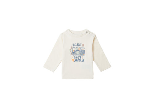 Noppies Noppies Boys Tee Biscoe long sleeve Whitecap Gray