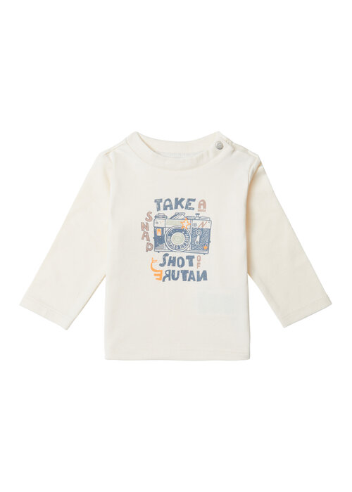 Noppies Noppies Boys Tee Biscoe long sleeve Whitecap Gray