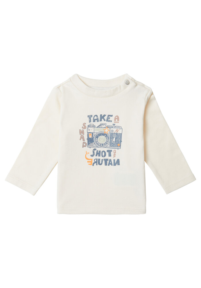 Noppies Boys Tee Biscoe long sleeve Whitecap Gray