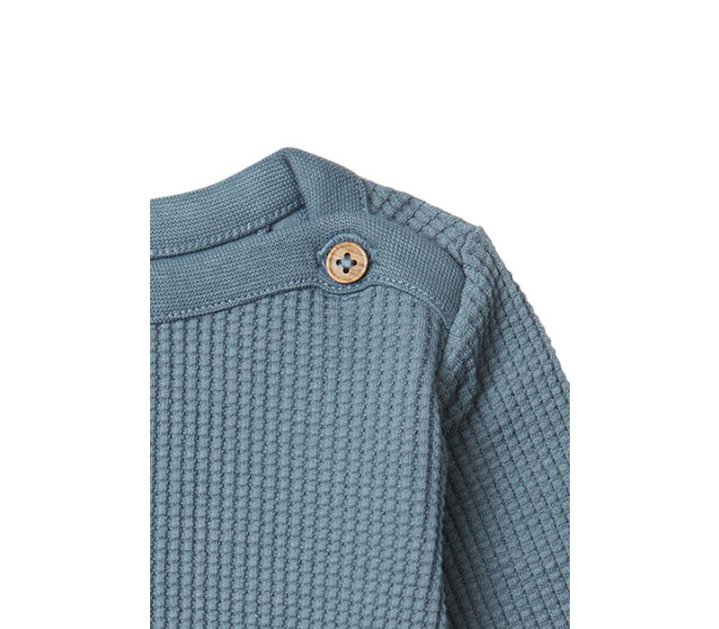 Noppies Boys Tee Benson long sleeve Blue Mirage