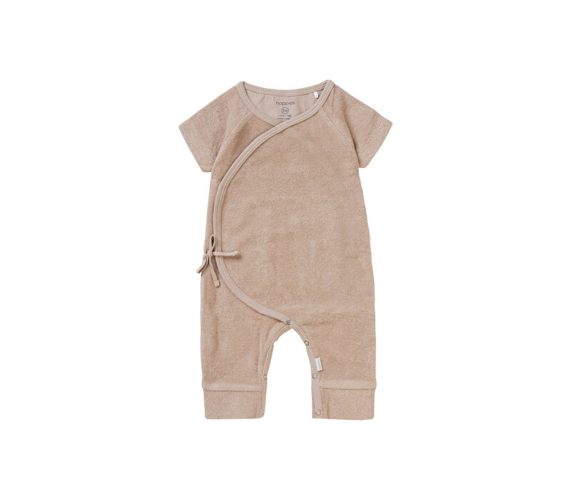 Noppies Unisex Playsuit Belton short sleeve Doeskin