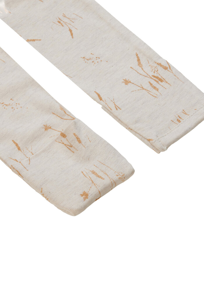 Noppies Unisex Tee Belfast long sleeve allover print Oatmeal