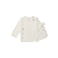 Noppies Girls Wrap Top Cadiz long sleeve Oatmeal