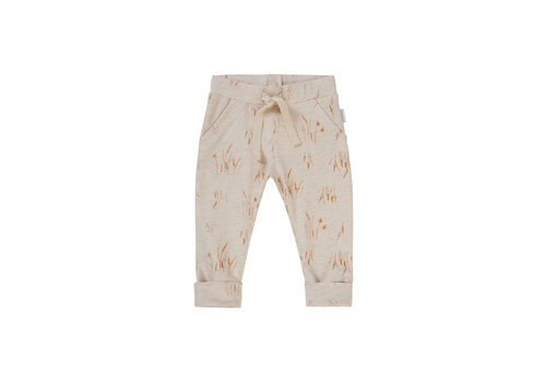 Noppies Noppies Unisex Pants Bellview slim fit allover print Oatmeal