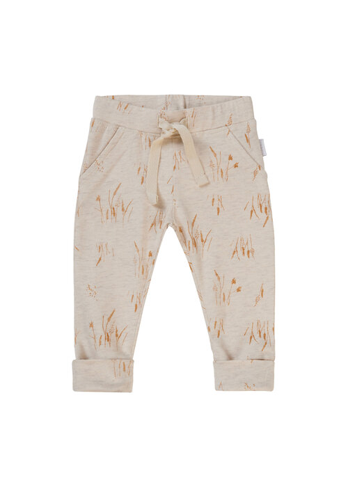 Noppies Noppies Unisex Pants Bellview slim fit allover print Oatmeal
