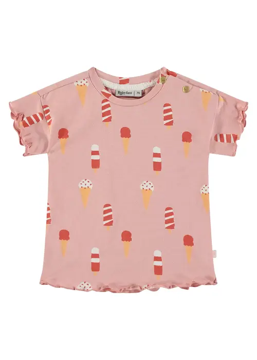 Babyface Babyface baby girls t-shirt short sleeve pink
