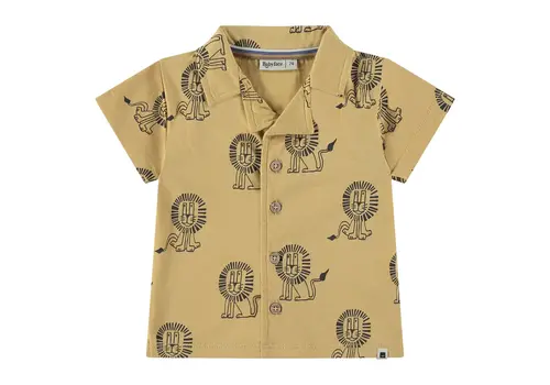 Babyface Babyface baby boys shirt short sleeve ochre