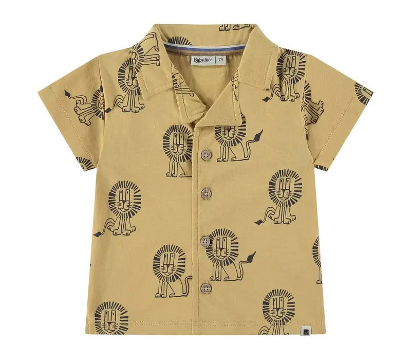 Babyface baby boys shirt short sleeve ochre