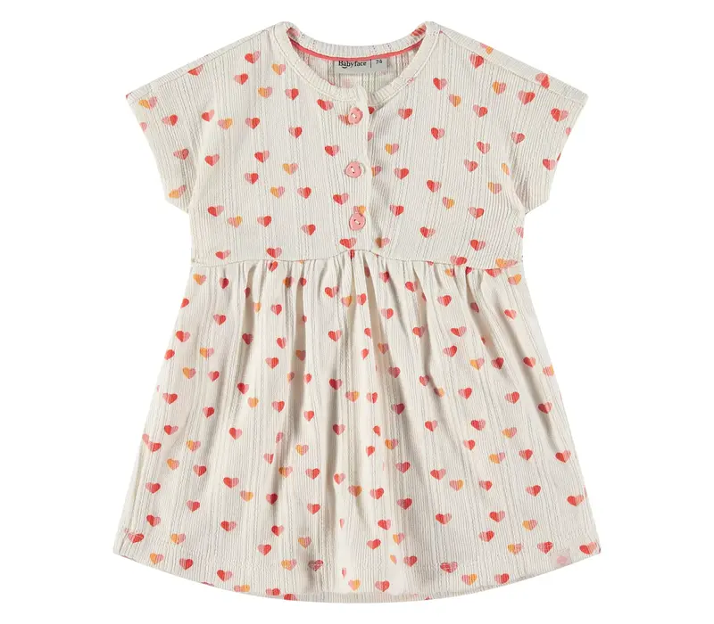 Babyface baby girls rib dress ivory