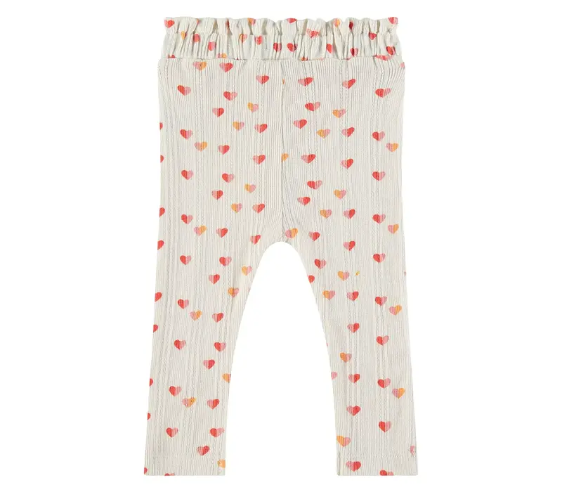 Babyface baby girls rib legging ivory