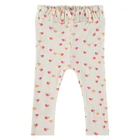 Babyface baby girls rib legging ivory