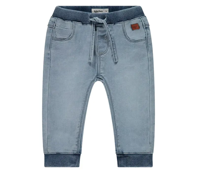 Babyface baby boys jogg denim light blue denim