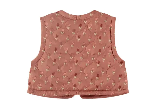 Babyface Babyface baby girls reversible gilet blossom