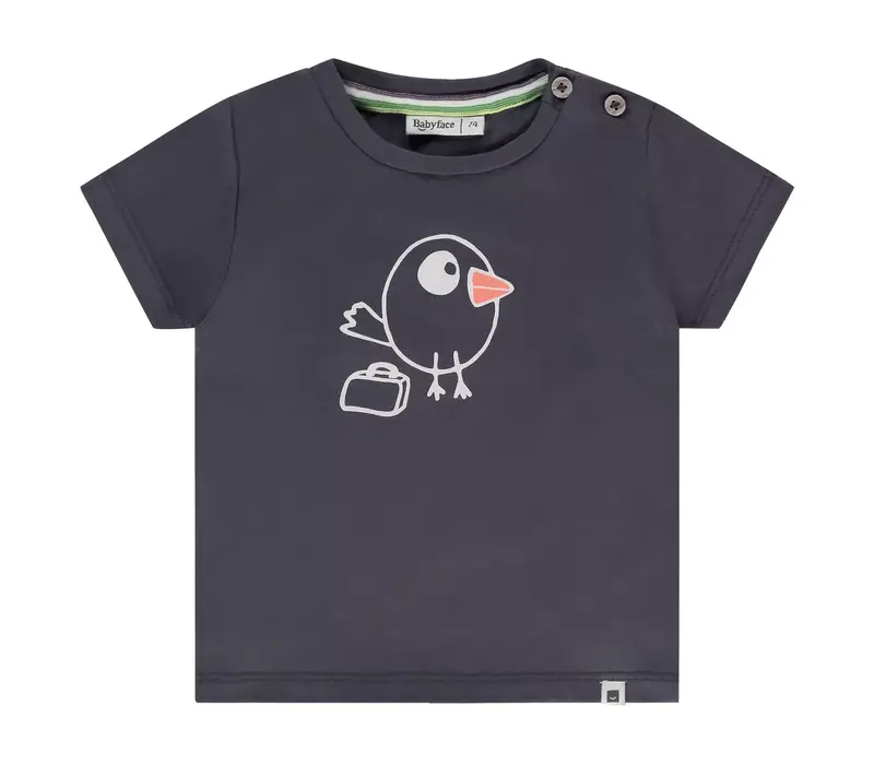 Babyface baby boys t-shirt short sleeve dark grey