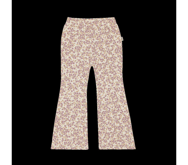 House of Jamie Flared Pants Lavender Blossom