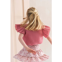 House of Jamie Ruffled Skirt Rose Leo